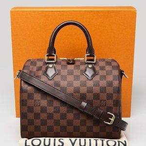 Louis Vuitton Speedy Bandouliere 25 Damier Ebene